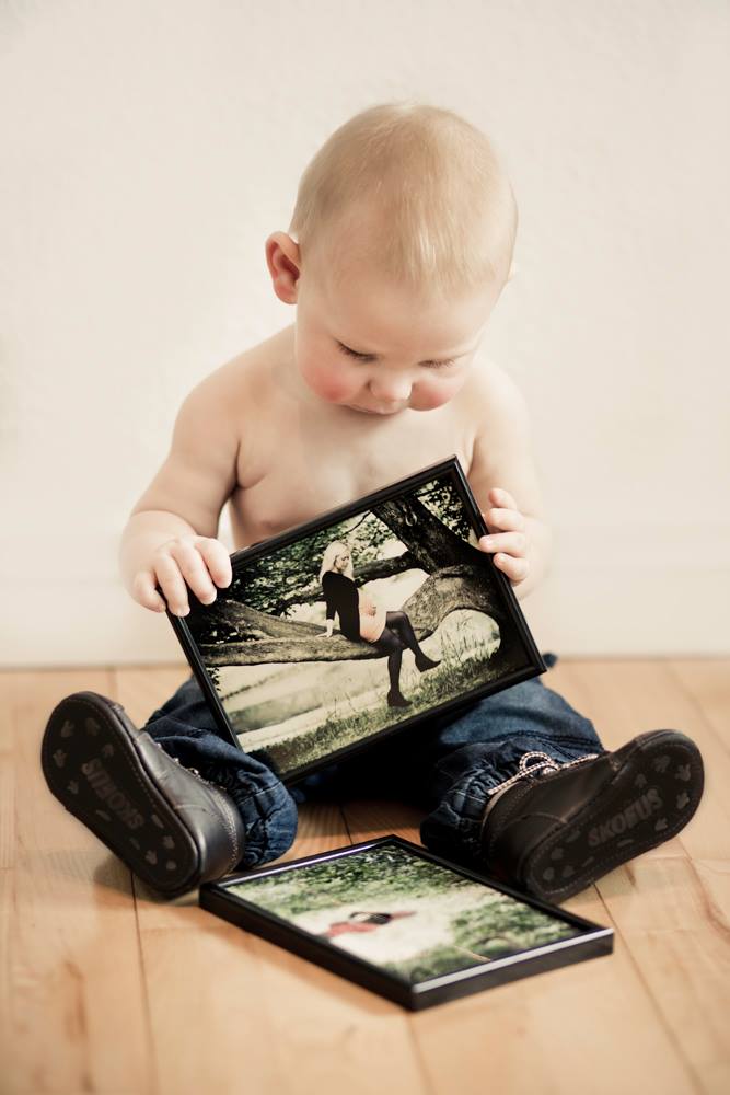 Fotografering af mor og baby