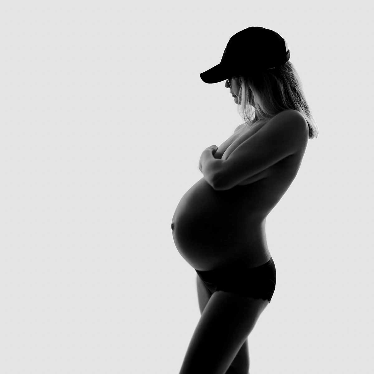 Mavebilleder i studie – gravid fotografering